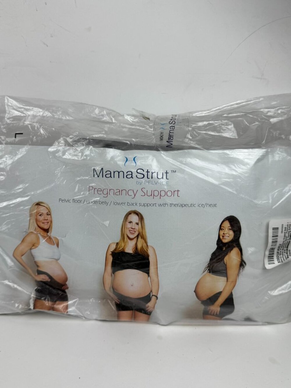 Mama Strut Pregnancy Support Belt Maternity Band Pelvic Back Ice Heat Large NIB